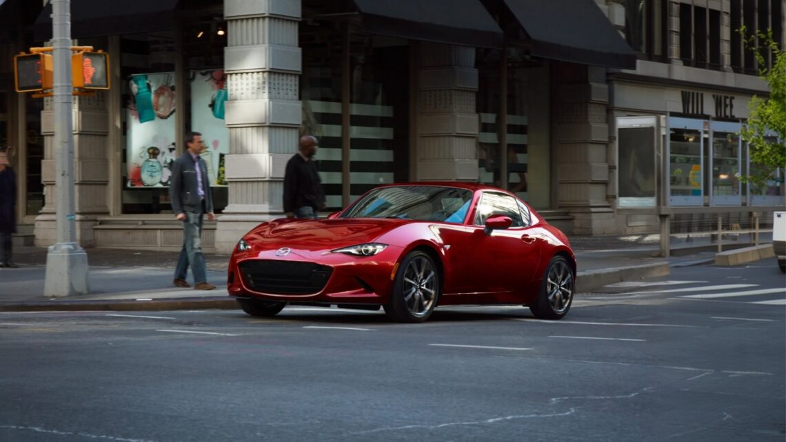 2026 Mazda MX-5 Miata RF on the road